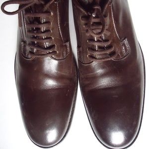 SIZE 10 M. To Boot New York Adam Derrick brown leather oxford dress shoes.
